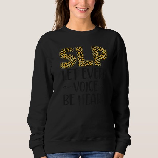 Speech Therapist Assistant SLP Lopard Che Trui (Voorkant)