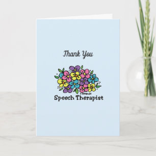 Speech Therapist Bedankt