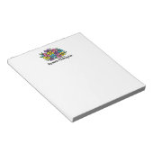 Speech Therapist Blooms1 Notitieblok (Schuin)