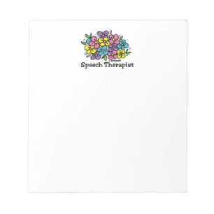 Speech Therapist Blooms1 Notitieblok