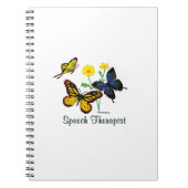 Speech Therapist Butterflies Notitieboek (Voorkant)