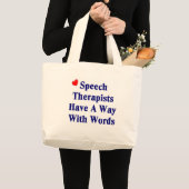 Speech Therapist Canvas tas (Voorkant (product))
