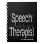 Speech Therapist Extraordinaire CUSTOM Notitieboek (Voorkant)