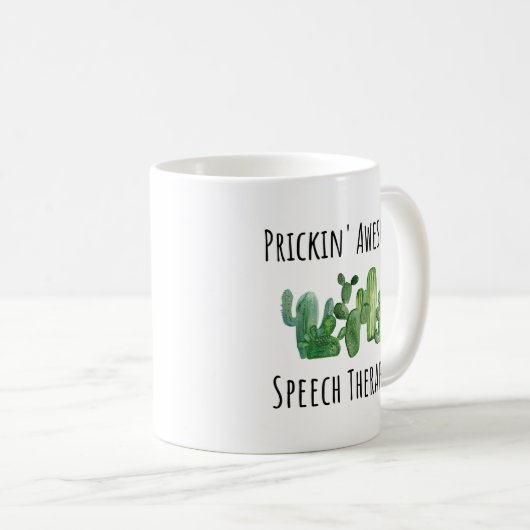 Speech Therapist Funny Gift Idea Koffiemok (Voorkant rechts)
