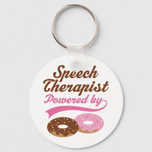 Speech Therapist Funny Gift Sleutelhanger (Voorkant)