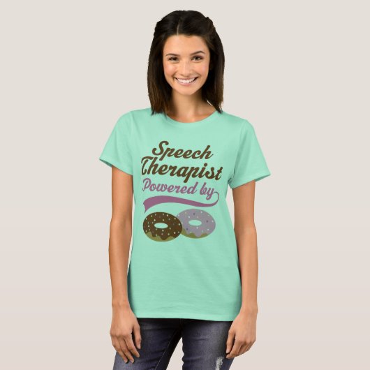 Speech Therapist Funny Gift T-shirt (Voorkant volledig)