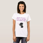 Speech Therapist help je om taart te zeggen en doo T-shirt (Voorkant volledig)