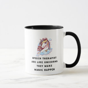 Speech Therapist is als Unicorns Speech Therapie Mok