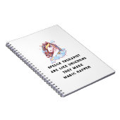 Speech Therapist is als Unicorns Speech Therapie Notitieboek (Rechterzijde)