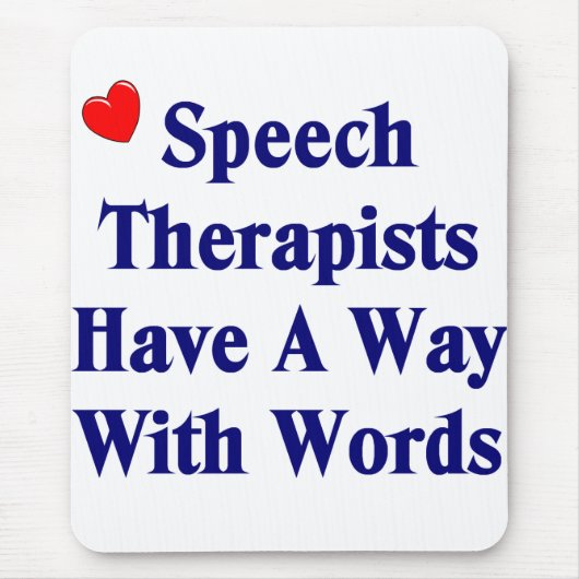 Speech Therapist Muismat (Voorkant)