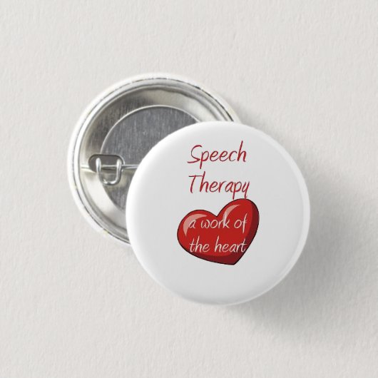 Speech Therapist Ronde Button 3,2 Cm (Voorkant /achterkant)
