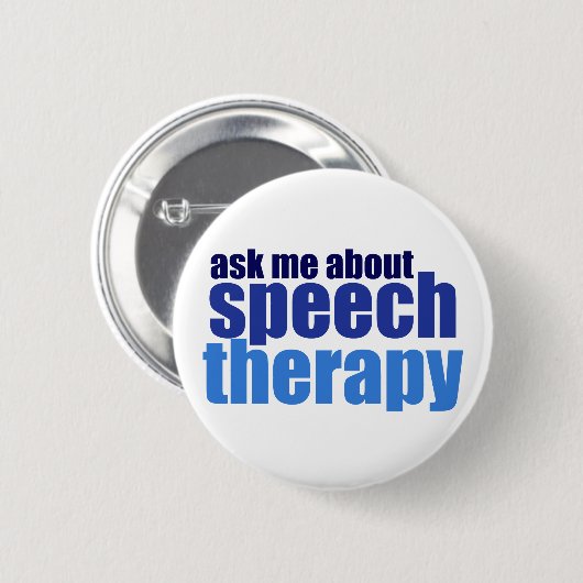 Speech Therapist Ronde Button 5,7 Cm (Voorkant /achterkant)