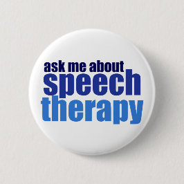 Speech Therapist Ronde Button 5,7 Cm