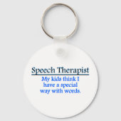 Speech Therapist Sleutelhanger (Voorkant)
