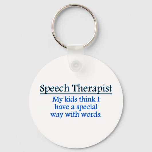 Speech Therapist Sleutelhanger (Voorkant)