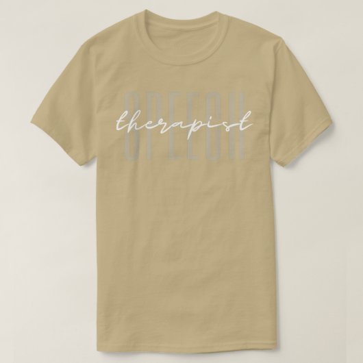 Speech Therapist SLP-leraar Speech Therapy T-shirt (Design voorkant)