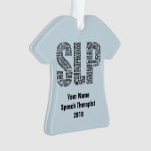 Speech Therapist SLP Ornament (voorkant)