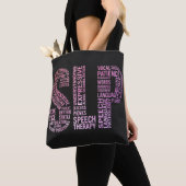 Speech Therapist SLP Tote Bag (Dichtbij)