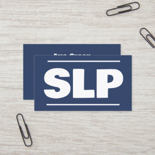 Speech Therapist SLP Visitekaartje