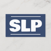 Speech Therapist SLP Visitekaartje (Voorkant)