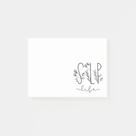 Speech Therapist Speech Language Patholoog Post-it® Notes (Voorkant)