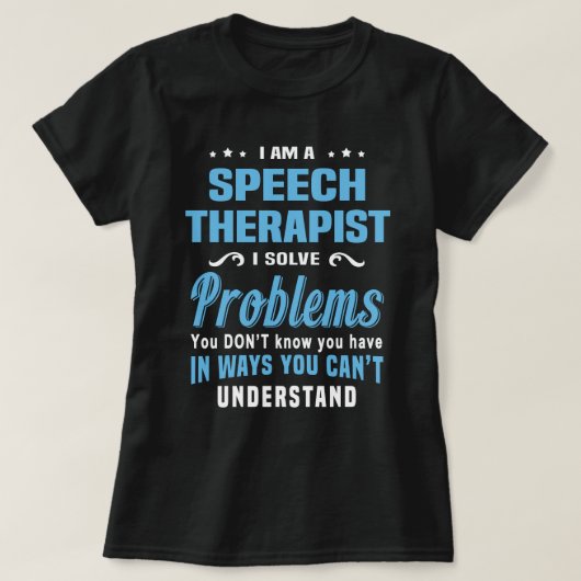 Speech Therapist T-shirt (Design voorkant)