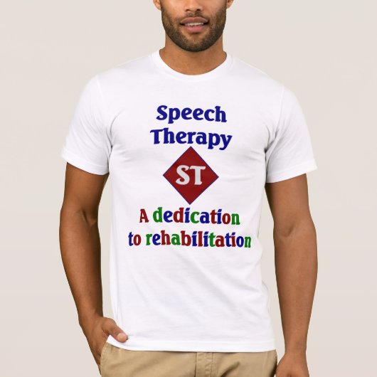 Speech Therapist T-shirt (Voorkant)
