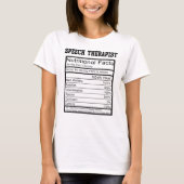 Speech Therapist T-shirt (Voorkant)