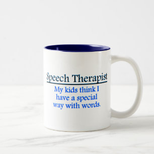 Speech Therapist Tweekleurige Koffiemok