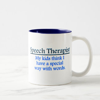 Speech Therapist Tweekleurige Koffiemok