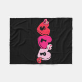 Speech Therapist Valentine's Day  Fleece Deken (Voorkant (Horizontaal))