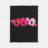 Speech Therapist Valentine's Day  Fleece Deken (Voorkant)