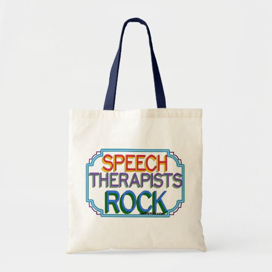 Speech Therapists Rock Tote Bag (Voorkant)
