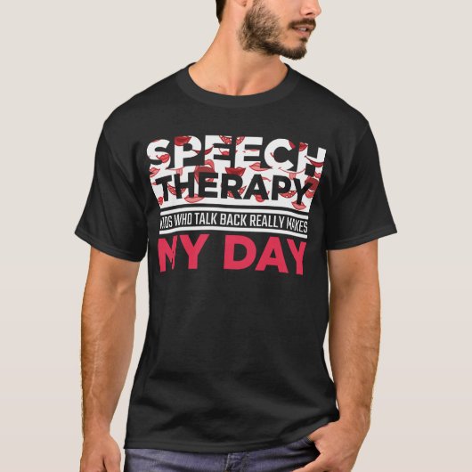 Speech Therapy Appreciation Kind Logopedics Teache T-shirt (Voorkant)