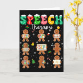 Speech Therapy Christmas Slp Therapy Cookies Ginge Kaart (Gele Bloem)