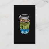 Speech Therapy Coffee Speech Language Pathology Visitekaartje (Voorkant)