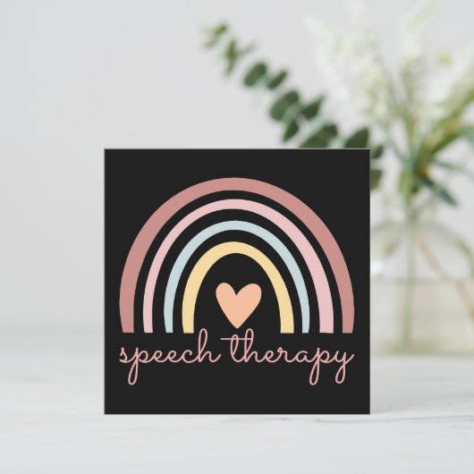 Speech Therapy I Kaart (Staand voorkant)