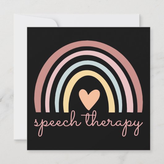 Speech Therapy I Kaart (Voorkant)