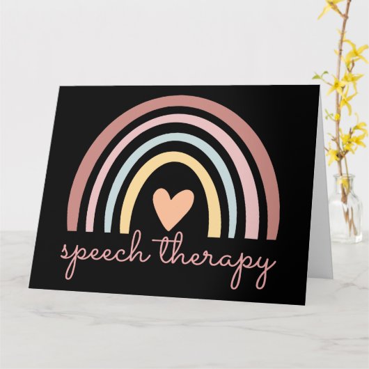 Speech Therapy I Kaart (Gele Bloem)