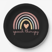 Speech Therapy I Papieren Bordje (Voorkant)