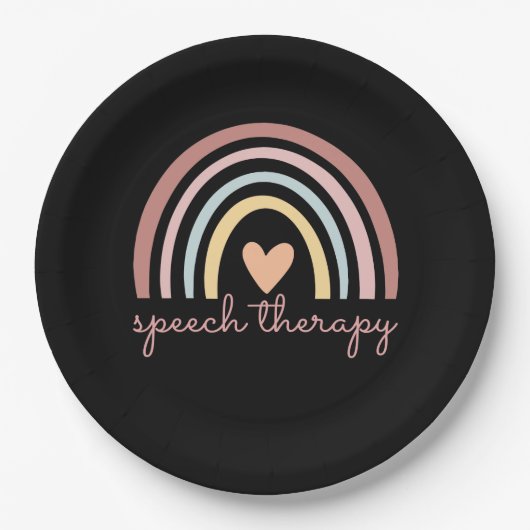 Speech Therapy I Papieren Bordje (Voorkant)