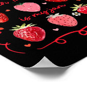 Speech Therapy Is My Jam Strawberry Bow Slp Speech Poster (Hoek)