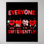 Speech Therapy Language Pathologist Valentines Day Poster (Voorkant)