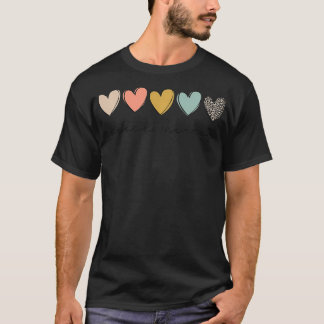 Speech Therapy Leopard Hearts Speech Language Path T-shirt