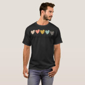 Speech Therapy Leopard Hearts Speech Language Path T-shirt (Voorkant volledig)