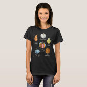 Speech Therapy Pumpkin SLP Neurodiversity Fall Tea T-shirt (Voorkant volledig)
