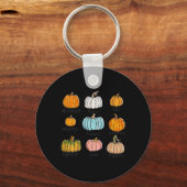Speech Therapy Pumpkin Sped Teachers SLP Neurodive Sleutelhanger (Voorkant)