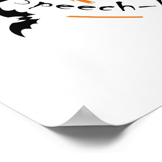 Speech Therapy Shirt, Speech Therapy Poster (Hoek)