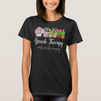 Speech Therapy SLP Speech Language Pathology Cute T-shirt