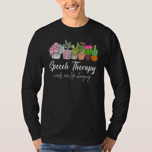 Speech Therapy SLP Speech Language Pathology Cute T-shirt (Voorkant)